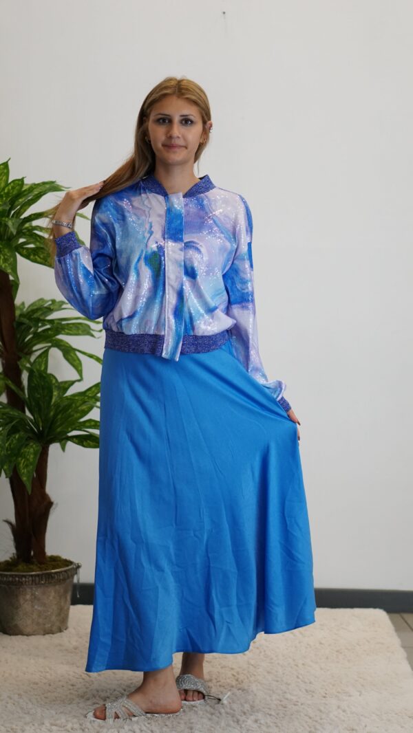 Kadın Payetli Etekli Takım